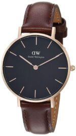 Reloj Daniel Wellington Petite Bristol Dorado Negro 28mm