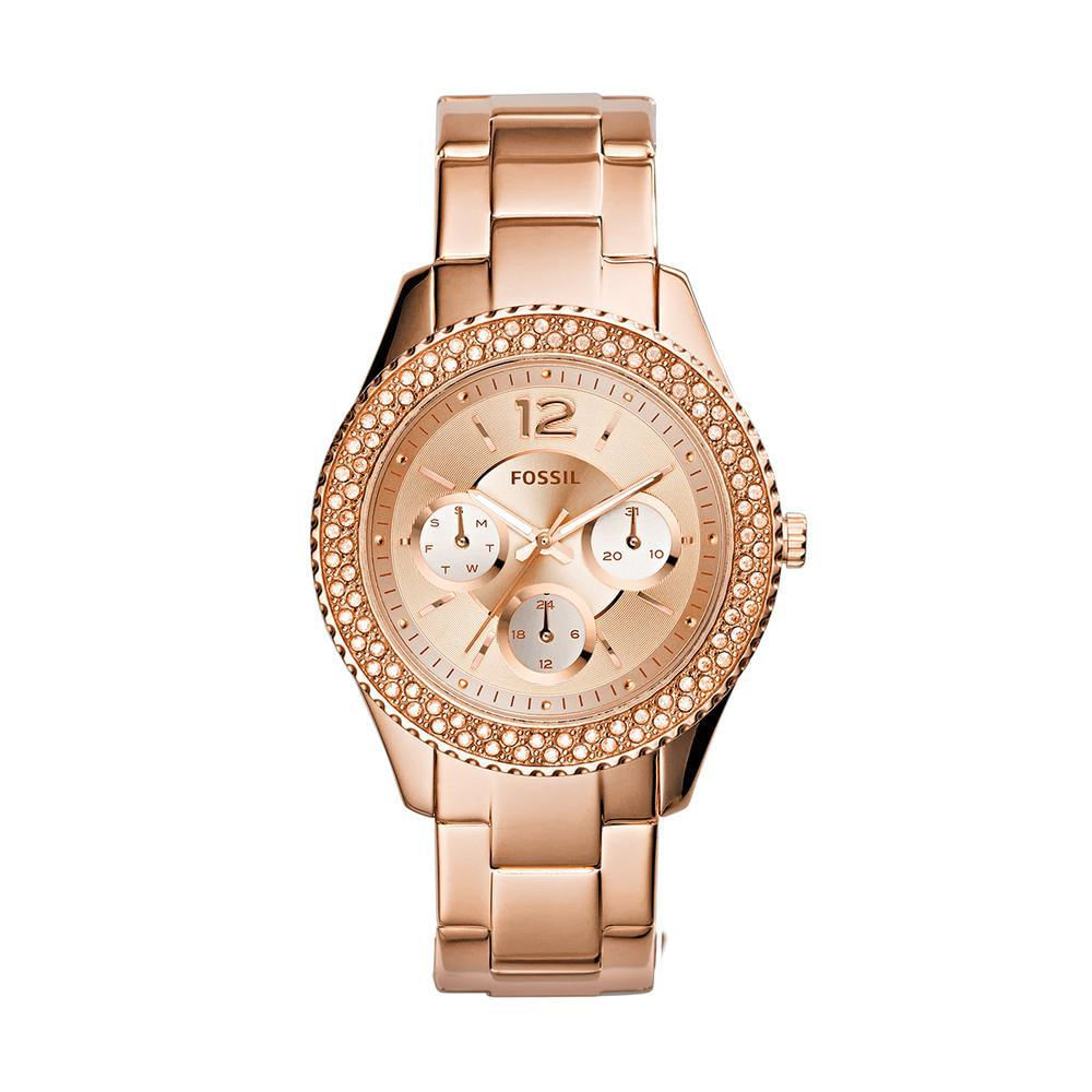 Reloj Fossil Coleccion Stella Modelo ES3590 Para Mujer Dama Bellini Luxe