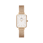 Reloj Daniel Wellington Quadro Pressed Melrose Dorado Blanco