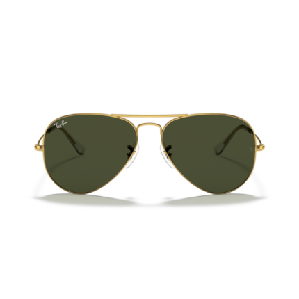Anteojos Lentes de Sol Ray Ban Aviator RB3025 L0205 58-14  Clásico dorado/verde