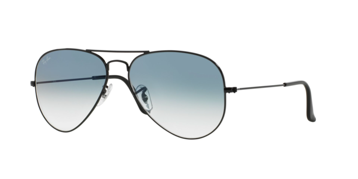 Anteojos Lentes de Sol Ray Ban Aviator RB3025 0023F 58-14  Degrade negro/azul - Imagen 1