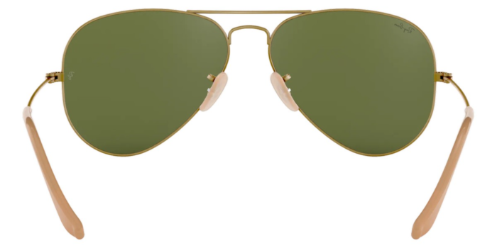 Anteojos Lentes de Sol Ray Ban Aviator RB3025 Espejo de bronce/violeta 58-14 - Imagen 5
