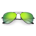 Anteojos Lentes de Sol Ray Ban Aviator RB3025 Espejo Degrade negro/verde 62-14 - Imagen 2
