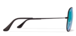 Anteojos Lentes de Sol Ray Ban Aviator RB3025 Espejo Degrade negro/verde 62-14 - Imagen 5