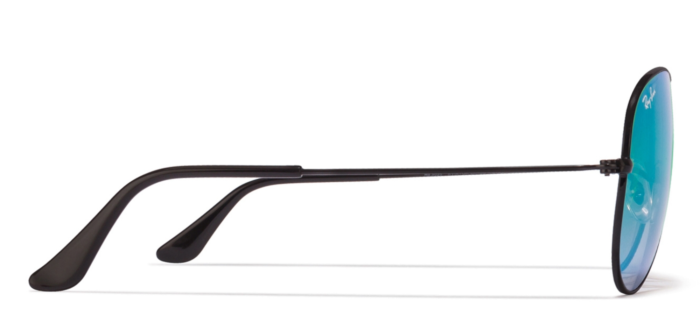 Anteojos Lentes de Sol Ray Ban Aviator RB3025 Espejo Degrade negro/verde 62-14 - Imagen 5