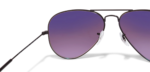 Anteojos Lentes de Sol Ray Ban Aviator RB3025 Espejo Degrade negro/verde 62-14 - Imagen 7