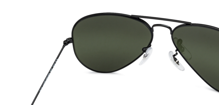 Anteojos Lentes de Sol Ray Ban Aviator RB3025 Espejo negro/plateado 58-14 - Imagen 3