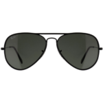 Anteojos Lentes de Sol Ray Ban Aviator RB3025 Espejo negro/plateado 58-14 - Imagen 5