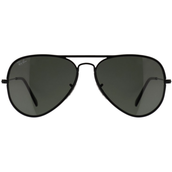 Anteojos Lentes de Sol Ray Ban Aviator RB3025 Espejo negro/plateado 58-14 - Imagen 5