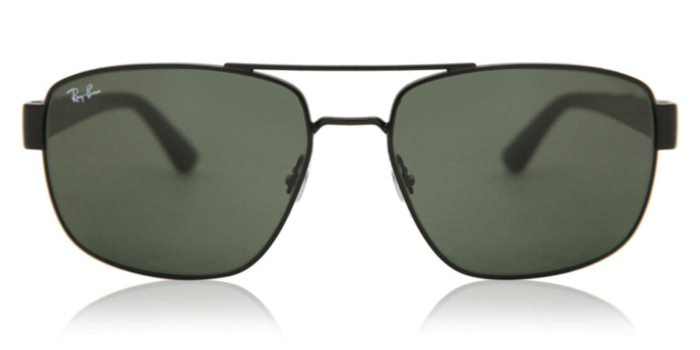 Anteojos Lentes de Sol Ray Ban Classic RB3663 00231 60-17 Clásico negro/verde - Imagen 2