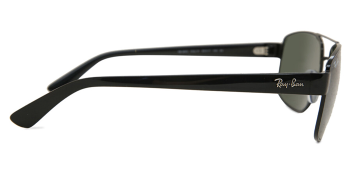 Anteojos Lentes de Sol Ray Ban Classic RB3663 00231 60-17 Clásico negro/verde - Imagen 3