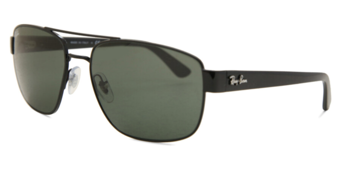 Anteojos Lentes de Sol Ray Ban Classic RB3663 00231 60-17 Clásico negro/verde - Imagen 1