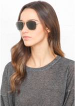 Anteojos Lentes de Sol Ray Ban Classic RB3666 00231 56 Negro/Verde - Imagen 4