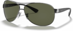 Anteojos Lentes de Sol Ray Ban Classic Rb3386 Negro/Verde Polarizado 63-13 - Imagen 2