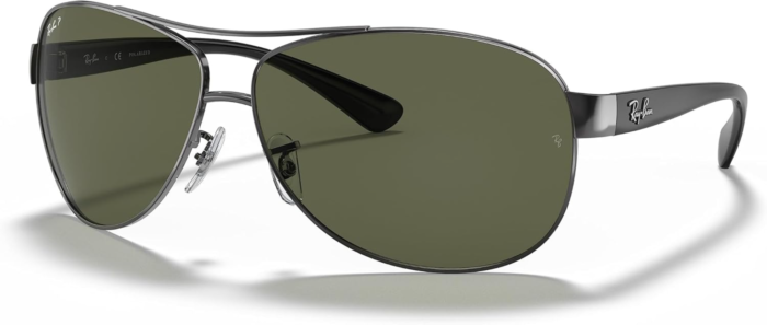 Anteojos Lentes de Sol Ray Ban Classic Rb3386 Negro/Verde Polarizado 63-13 - Imagen 2