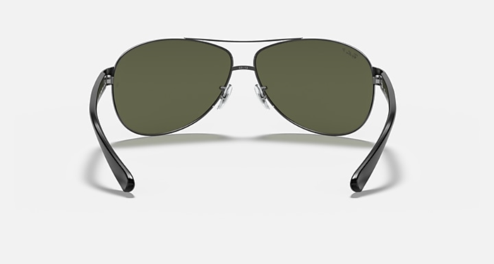 Anteojos Lentes de Sol Ray Ban Classic Rb3386 Negro/Verde Polarizado 63-13 - Imagen 5