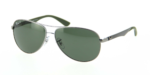 Anteojos Lentes de Sol Ray Ban Polarizado Aviator Carbon Fibre Rb8313 004/N5 61 - Imagen 2