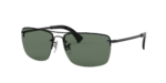 Anteojos Lentes de Sol Ray Ban Classic RB3607 002/71 61 Clásico negro/verde