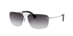 Anteojos Lentes de Sol Ray Ban Classic RB3607 003/8G 61 Degradado plateado/gris - Imagen 3