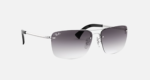 Anteojos Lentes de Sol Ray Ban Classic RB3607 003/8G 61 Degradado plateado/gris - Imagen 5