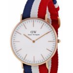 Reloj Daniel Wellington Classic Cambridge Dorado Blanco 40mm