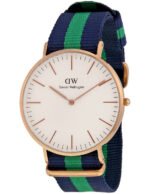 Reloj Daniel Wellington Classic Warwick Dorado Blanco 40mm