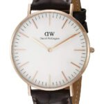 Reloj Daniel Wellington Dama Classic York Dorado Blanco 40mm
