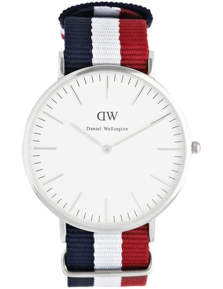 DW00100017_1 Reloj Daniel Wellington Classic Cambridge Plata Blanco 40mm - Imagen 1