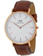 Reloj Daniel Wellington Classic St Mawes Plata Blanco 40mm