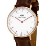 Reloj Daniel Wellington Classic Bristol Plateado Blanco 40mm