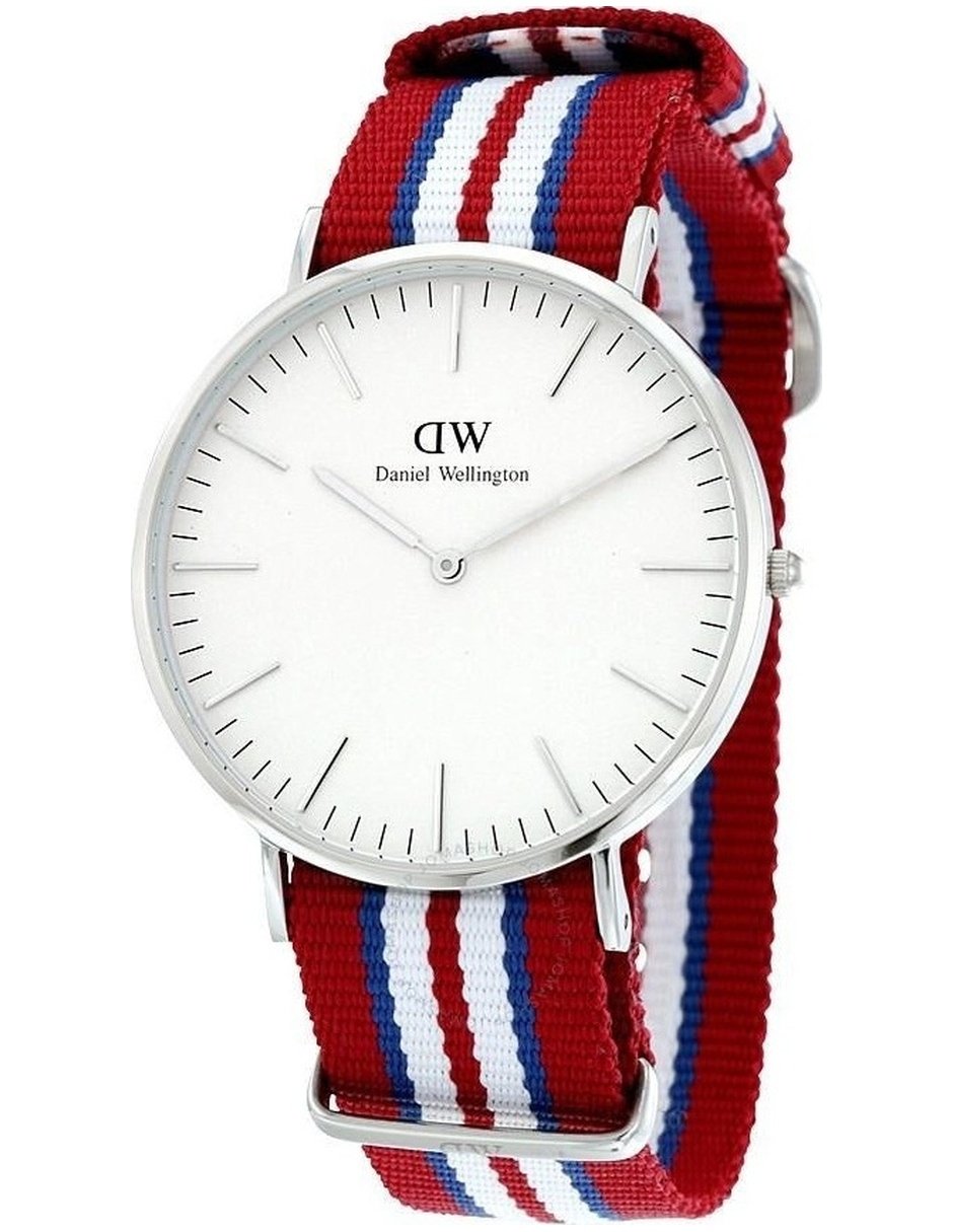 DW00100026_1 Reloj Daniel Wellington Classic Exeter Plateado Blanco 40mm - Imagen 1