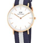 Reloj Daniel Wellington Classic Glasgow Dorado Blanco 36mm