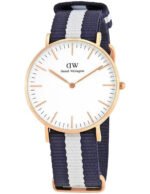 Reloj Daniel Wellington Classic Glasgow Dorado Blanco 36mm