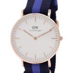 Reloj Daniel Wellington Classic Swansea Dorado Blanco 36mm