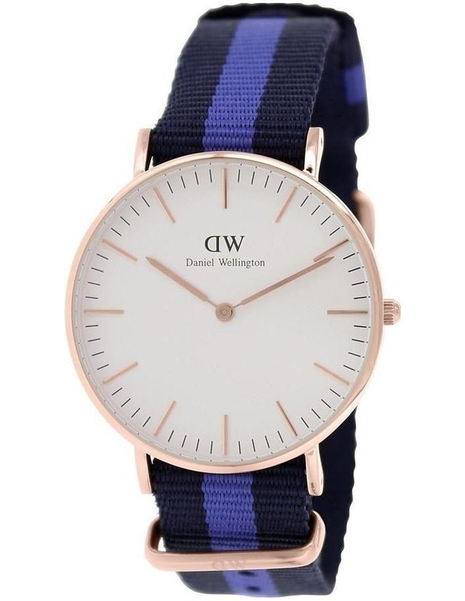 DW00100032_1 Reloj Daniel Wellington Classic Swansea Dorado Blanco 36mm - Imagen 1