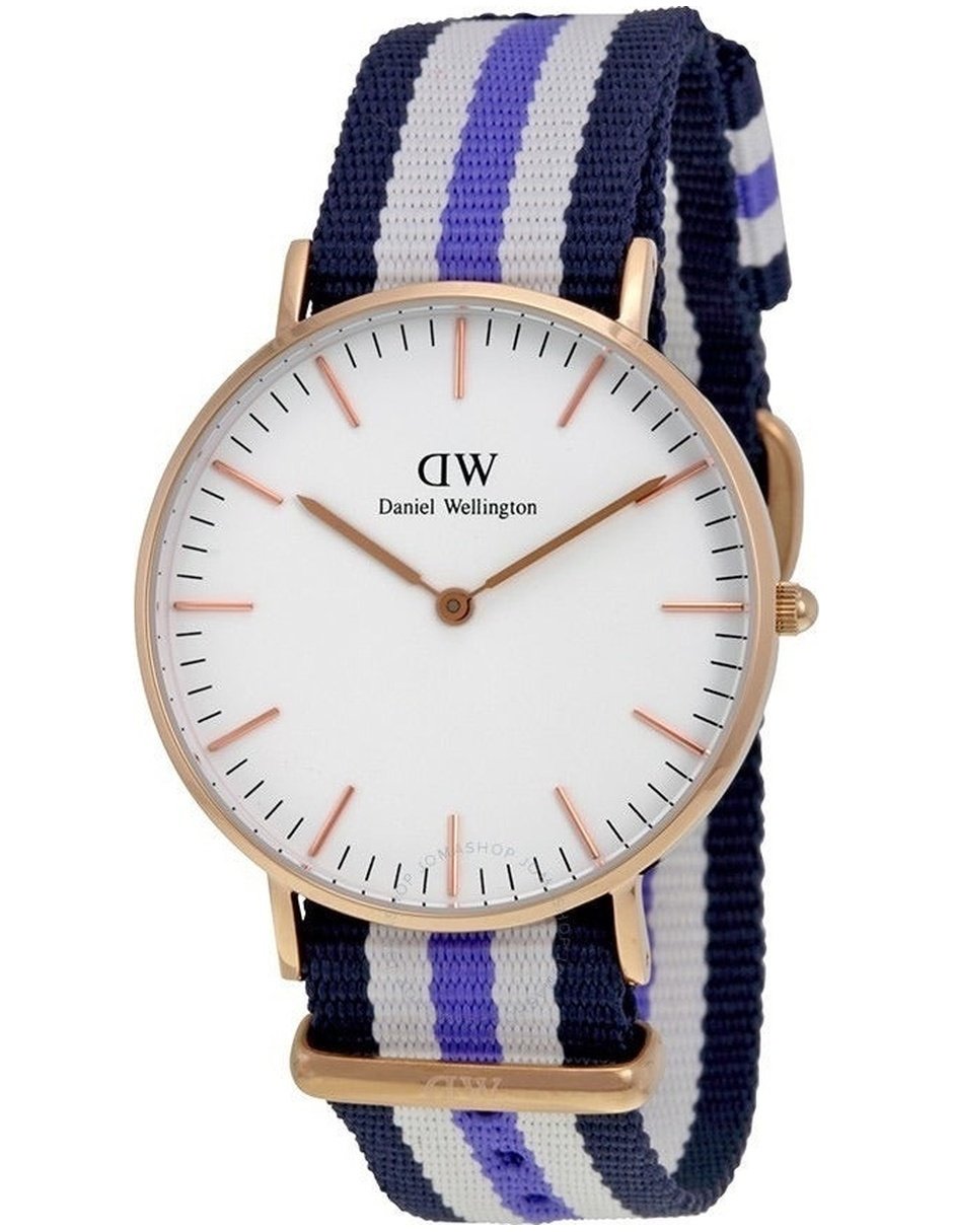 DW00100037_1 Reloj Daniel Wellington Classic Trinity Dorado Blanco 36mm - Imagen 1