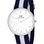 Reloj Daniel Wellington Classic Glasgow Plateado Blanco 36mm