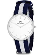 Reloj Daniel Wellington Classic Glasgow Plateado Blanco 36mm