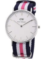Reloj Daniel Wellington Southhampton Plateado Blanco 36mm