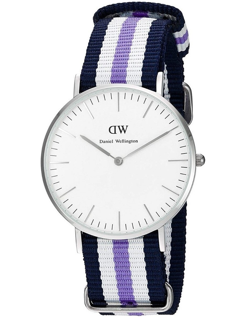 DW00100054_1 Reloj Daniel Wellington Classic Trinity Plateado Blanco 36mm - Imagen 1