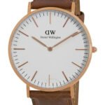 Reloj Daniel Wellington Classic Durham Plateado Blanco 40mm