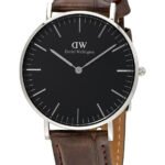 Reloj Daniel Wellington Dama Classic York Dorado Negro 40mm