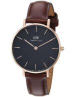 Reloj Daniel Wellington Classic Bristol Plateado Negro 40mm