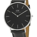 Reloj Daniel Wellington Classic Sheffield Plata Negro 40mm