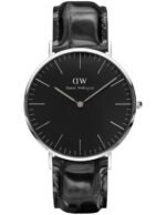Reloj Daniel Wellington Classic Reading Plateado Negro 40mm