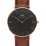 Reloj Daniel Wellington Classic St Mawes Dorado Negro 36mm