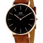 Reloj Daniel Wellington Classic Durham Plateado Negro 36mm