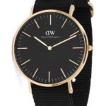 Reloj Daniel Wellington Classic Cornwall Plateado Negro 40mm
