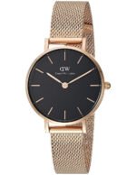 Reloj Daniel Wellington Petite Melrose Dorado Negro 32mm