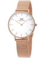 Reloj Daniel Wellington Petite Melrose Dorado Blanco 32mm